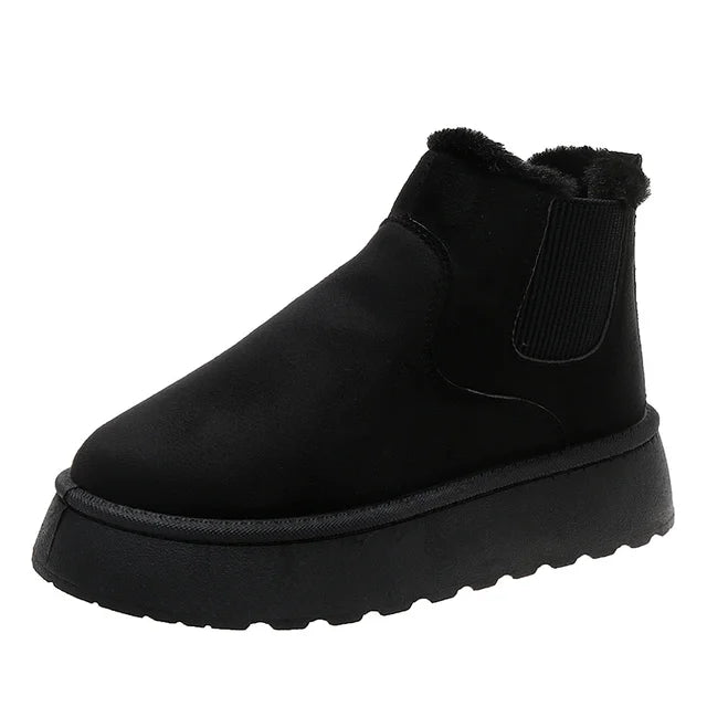 Lillymoda | Briana - Lässige Warme Plüsch-Stiefel