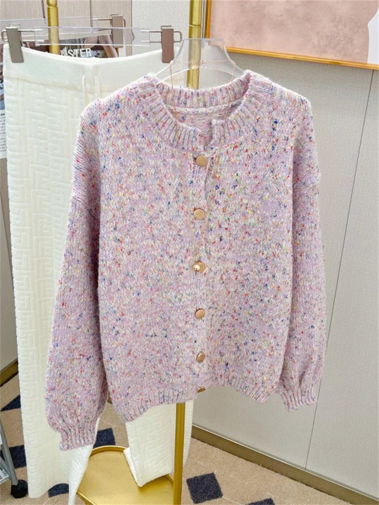 Lillymoda | Catherine - Warme Vintage-Strickjacke