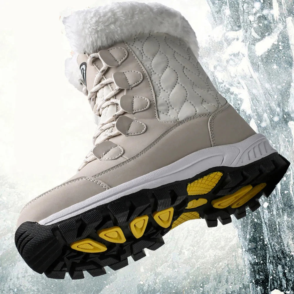 Lillymoda | Fiona - Gepolsterte Damen Schneestiefel