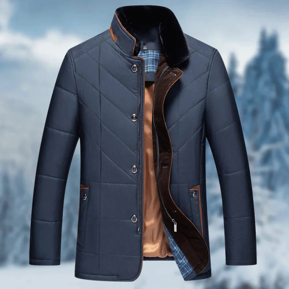 Winterjacke | Gefüttert | Reißverschluss | Daunenjacke | Herrenjacke
