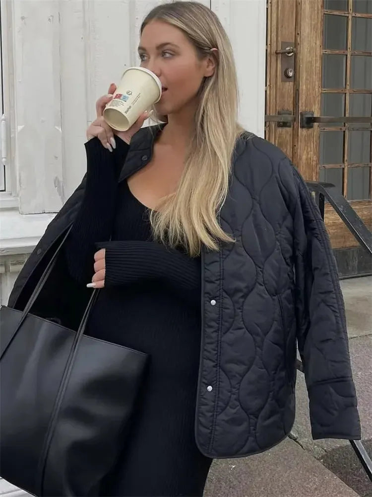 Lillymoda | Caroline - Lässige Lockere Winterjacke