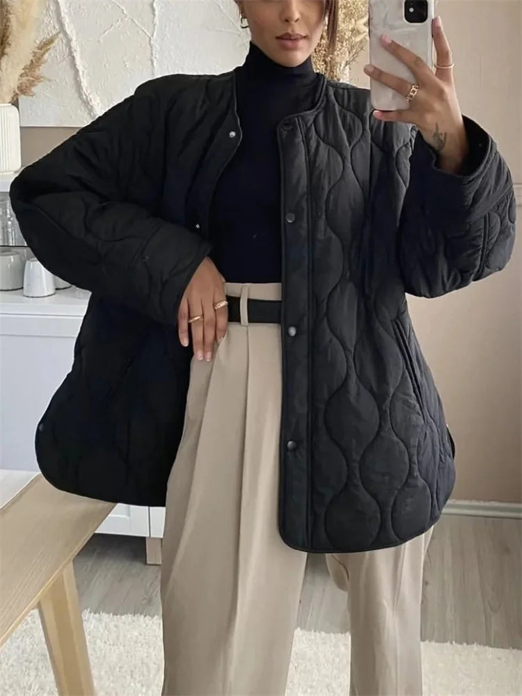 Lillymoda | Caroline - Lässige Lockere Winterjacke