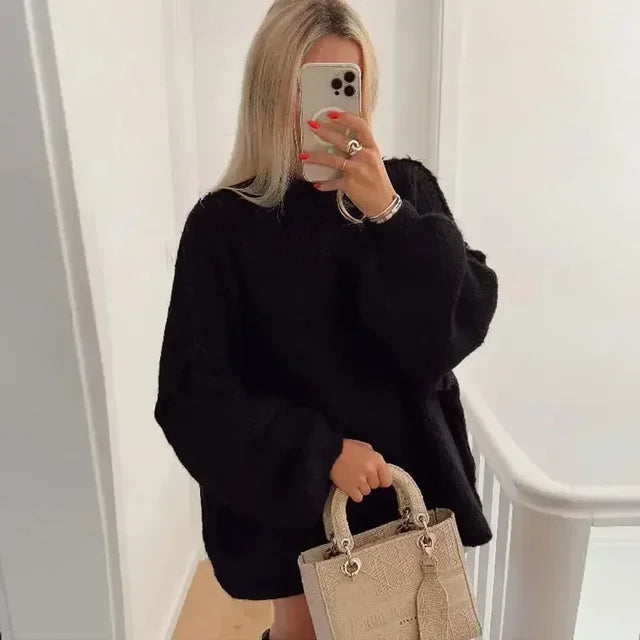 Lillymoda | Charlotte - bequemer gestrickter schicker Pullover
