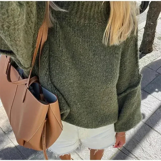 Lillymoda | Charlotte - bequemer gestrickter schicker Pullover