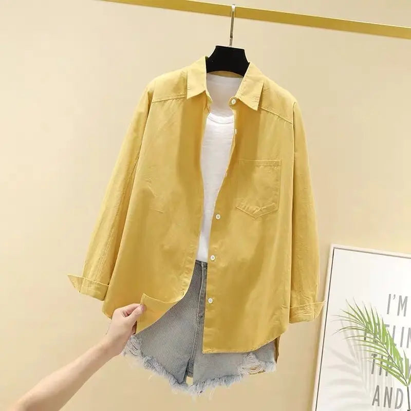 Connie - Lässige Bluse mit losen Knöpfen