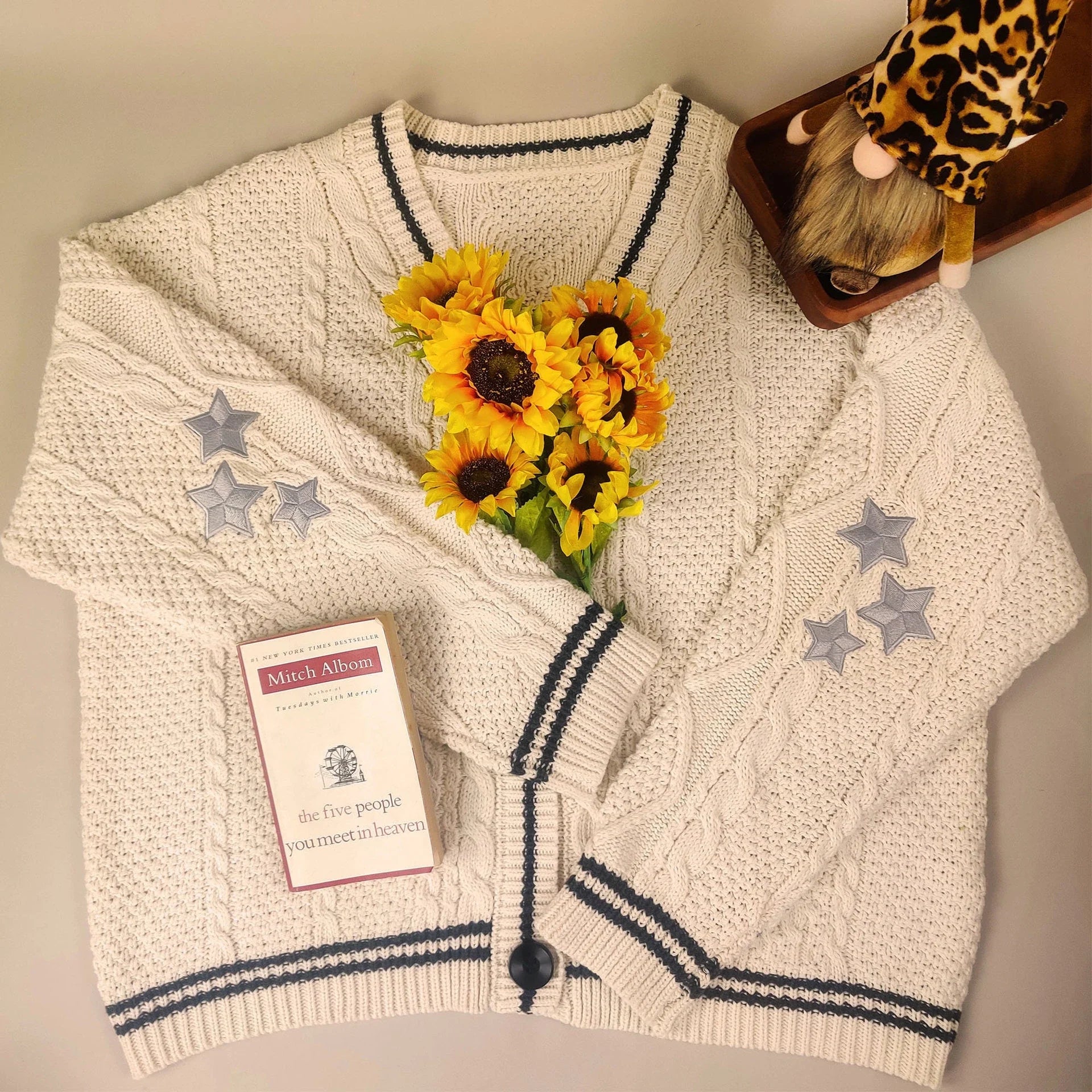 Lillymoda | Elysia - Warmer Lockerer Strickcardigan