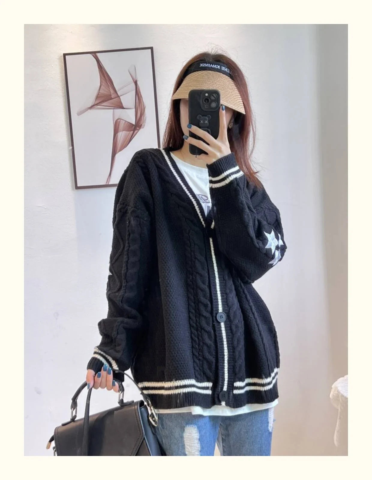Lillymoda | Elysia - Warmer Lockerer Strickcardigan