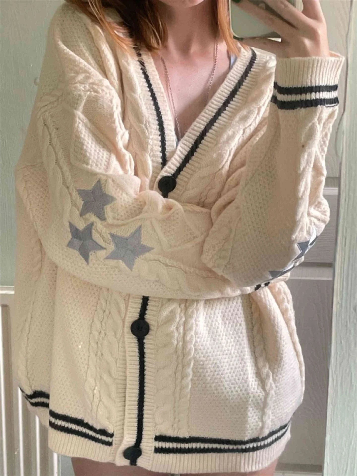 Lillymoda | Elysia - Warmer Lockerer Strickcardigan