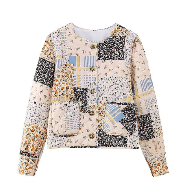 Lillymoda | Harley - Stilvolle Steppjacke mit O-Ausschnitt