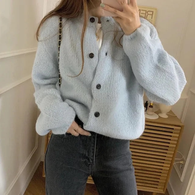 Lillymoda | Adriana - Weiche Strickjacke in Übergröße