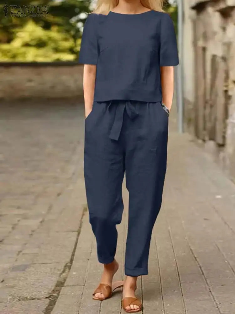 Lillymoda | Hanna - Trendiges Freizeit-Set [Bluse+Hose]