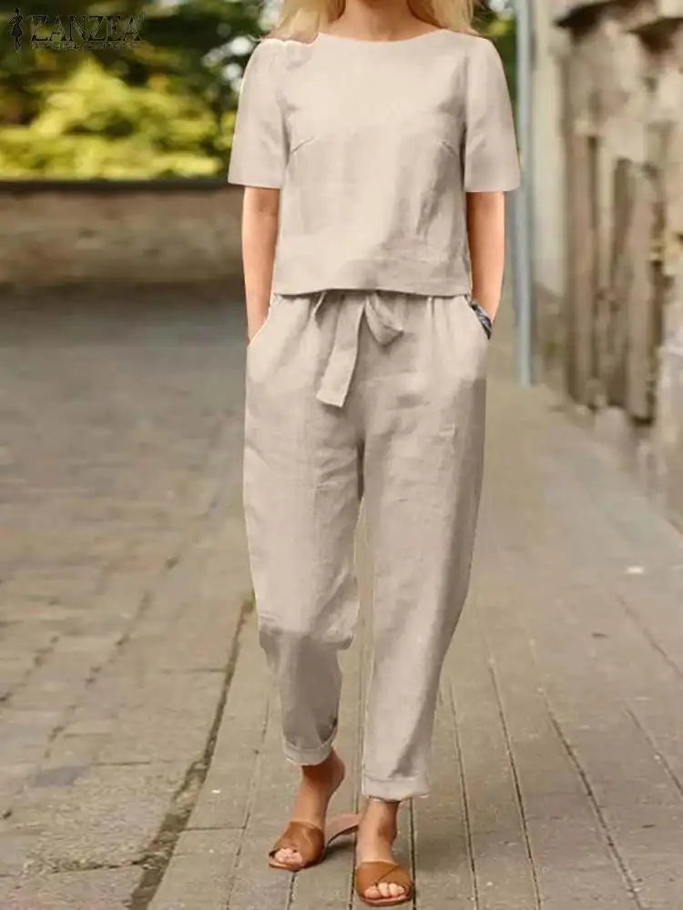 Lillymoda | Hanna - Trendiges Freizeit-Set [Bluse+Hose]