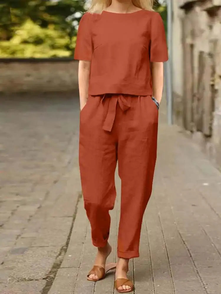 Lillymoda | Hanna - Trendiges Freizeit-Set [Bluse+Hose]