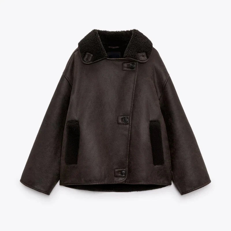 Lillymoda | Antonella - Warme Vintage-Jacke