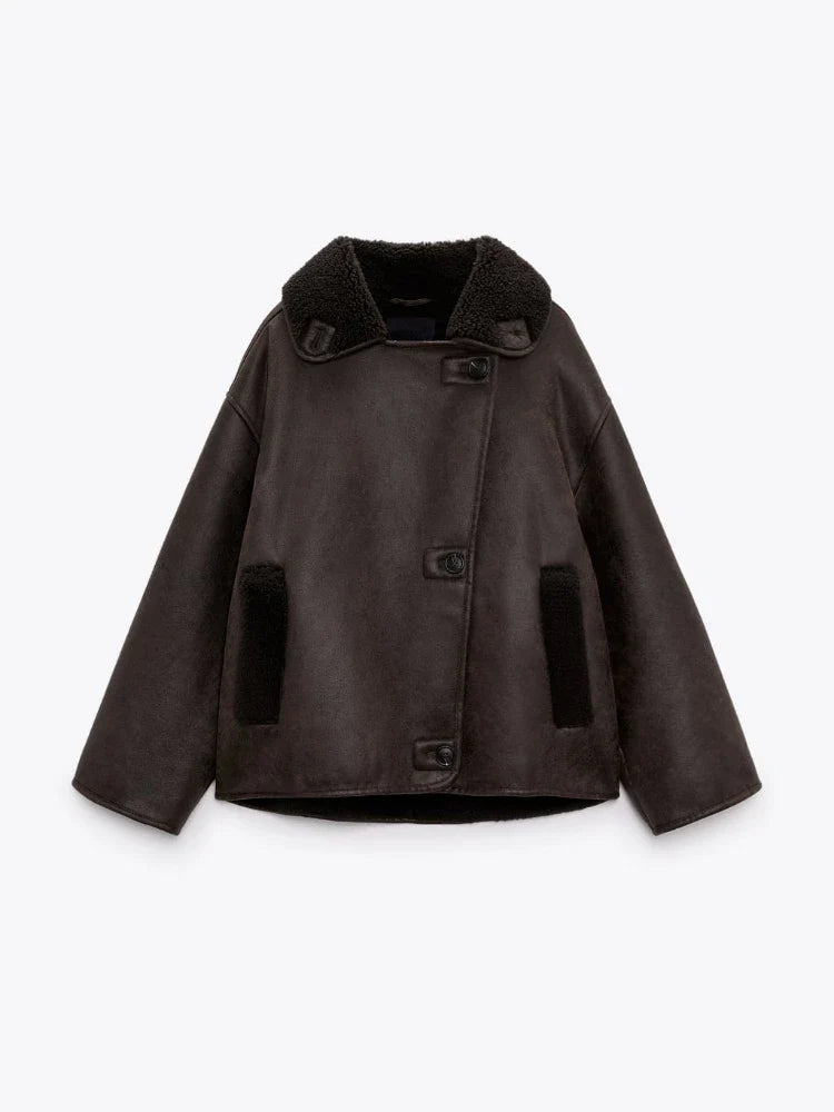 Lillymoda | Antonella - Warme Vintage-Jacke