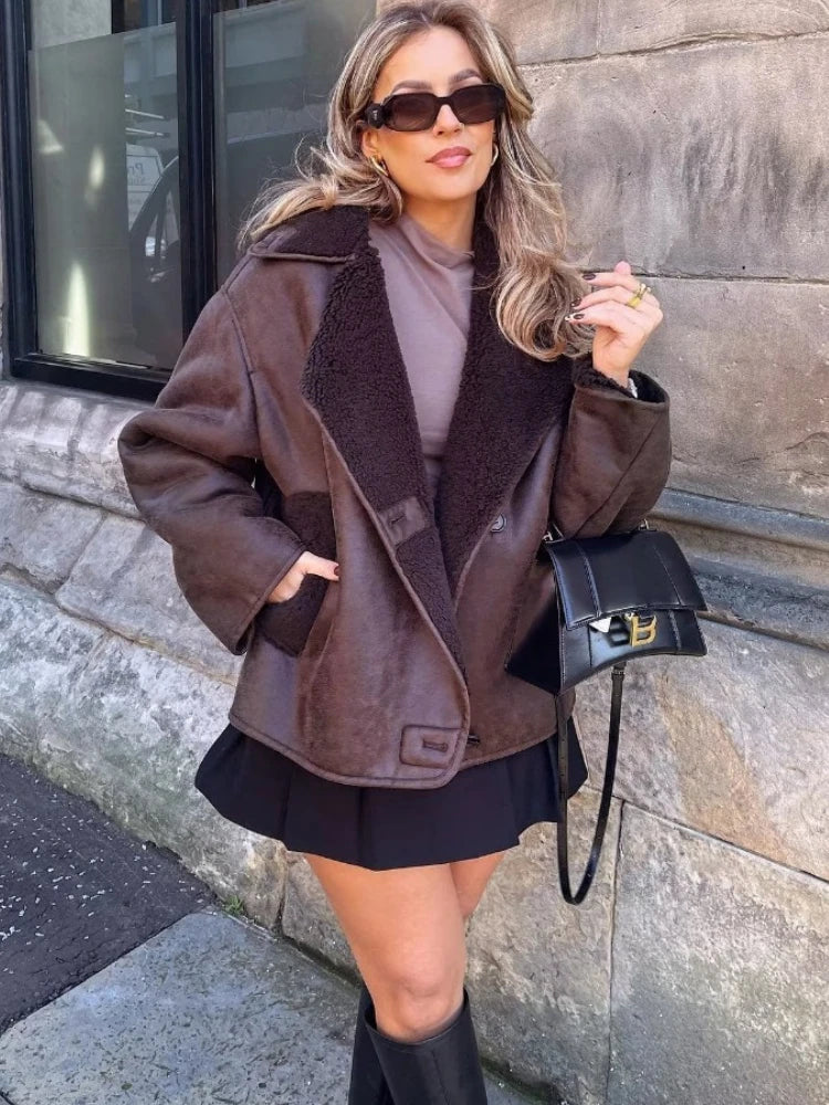 Lillymoda | Antonella - Warme Vintage-Jacke