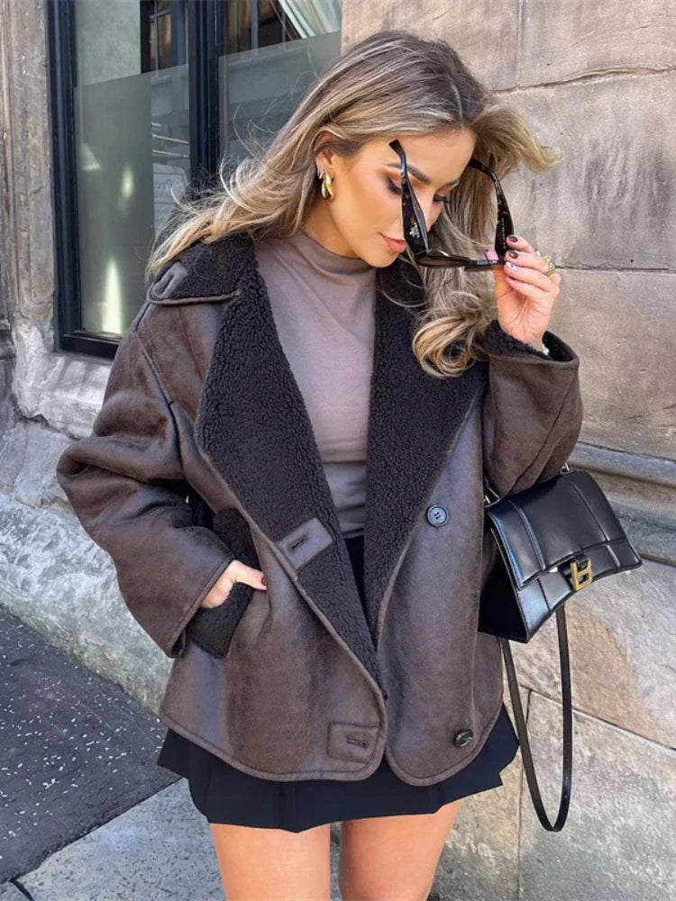 Lillymoda | Antonella - Warme Vintage-Jacke