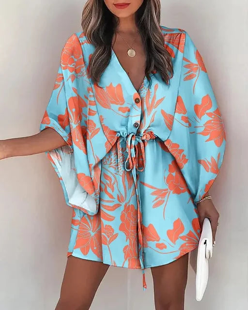 Lillymoda | Caitlyn - Sommer Boho Minikleid