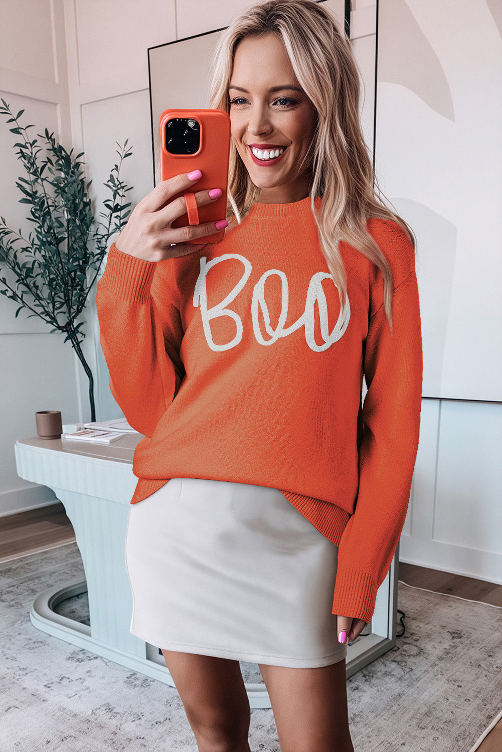 Pullover mit Letter-Print – Schlichter Alltagslook für Herbst 2024- Sunny