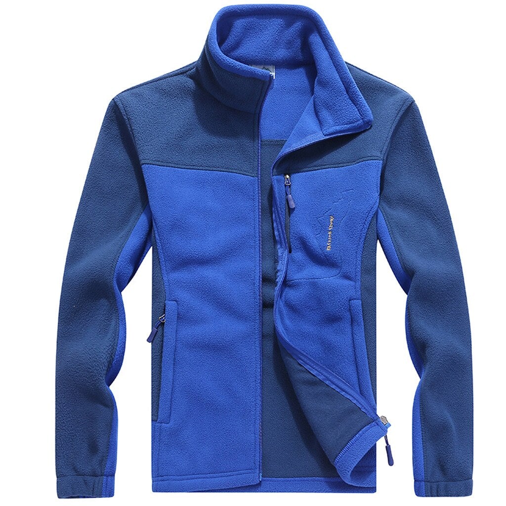 Zweifarbiges Fleece-Sweatshirt für Herren