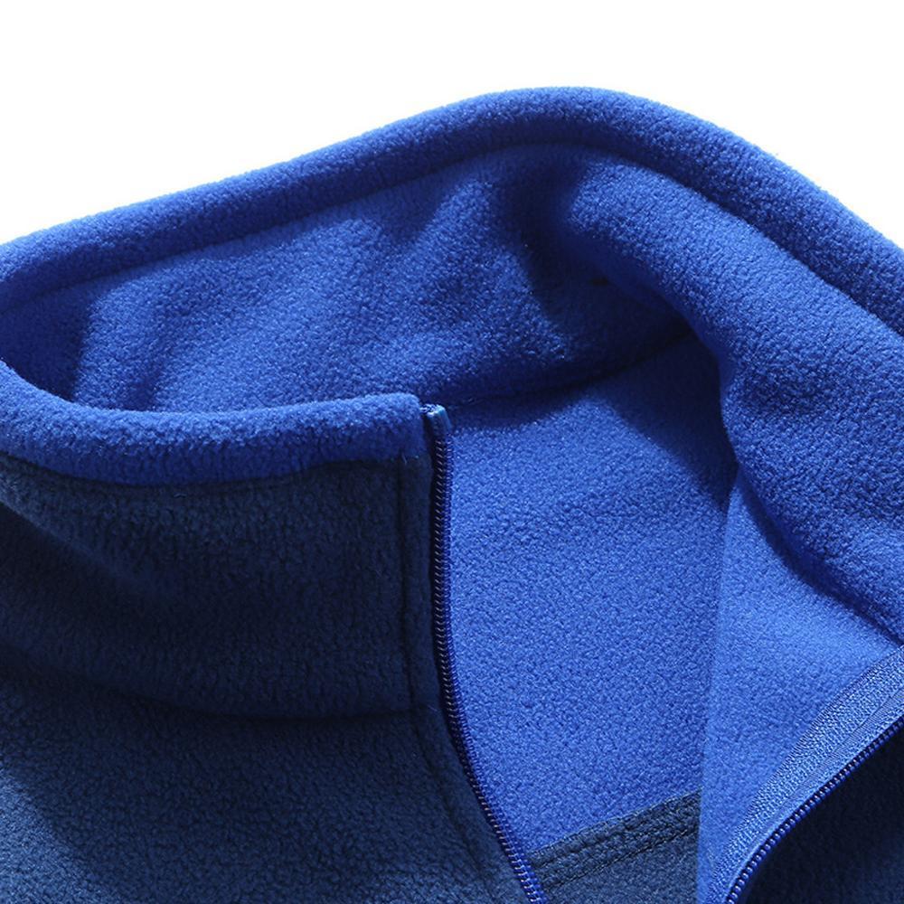 Zweifarbiges Fleece-Sweatshirt für Herren