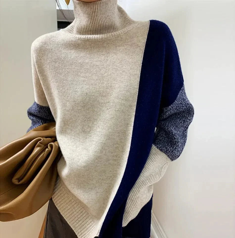 Pullover: Nachhaltiger Patchwork-Stil für den Winter