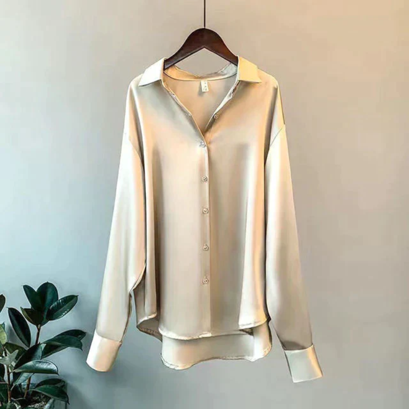 Oda | Damen Langarm Bluse | Elegant