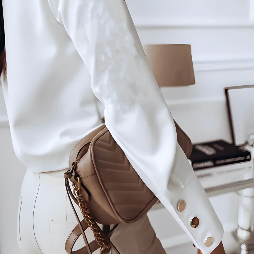 Wilma | Damen Langarm Bluse | Elegant