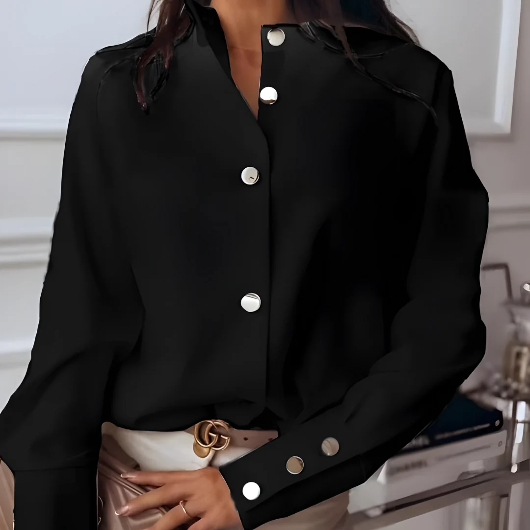 Wilma | Damen Langarm Bluse | Elegant