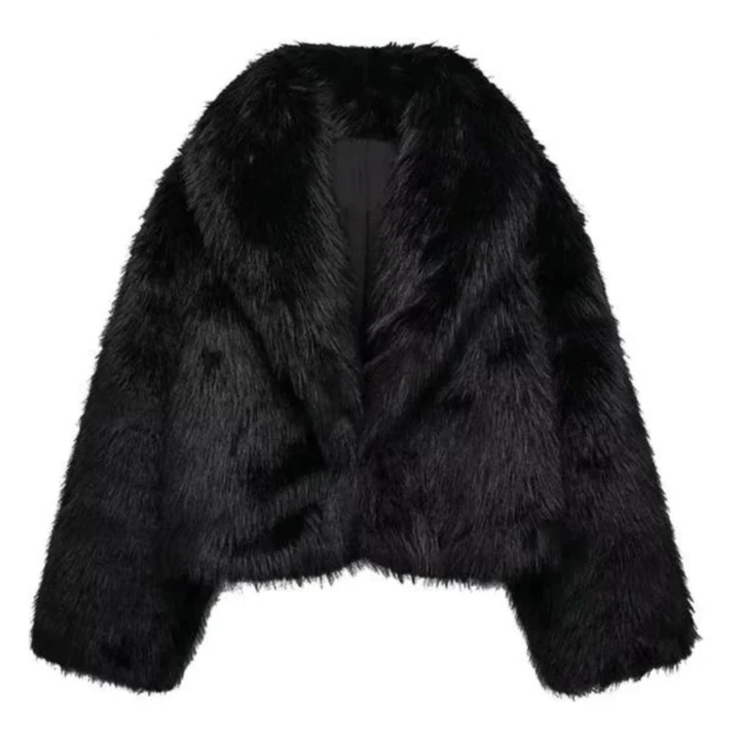 Lara | Damen Teddy Winterjacke | Kurze Mantel