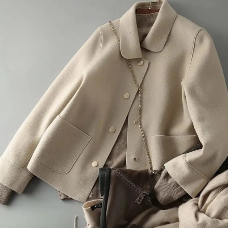 Lotta | Damen Warme Winterjacke | Kurze Mantel