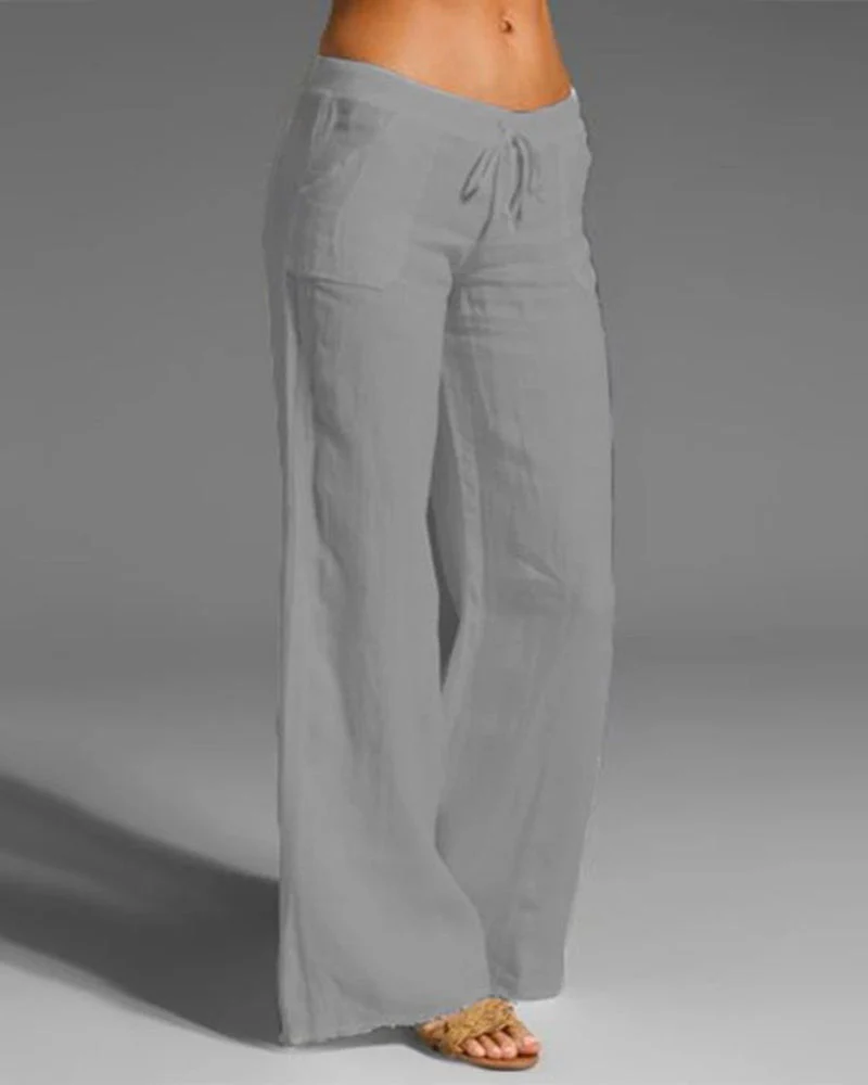 Sybille | Damen Weite Hosen | Stoffhose