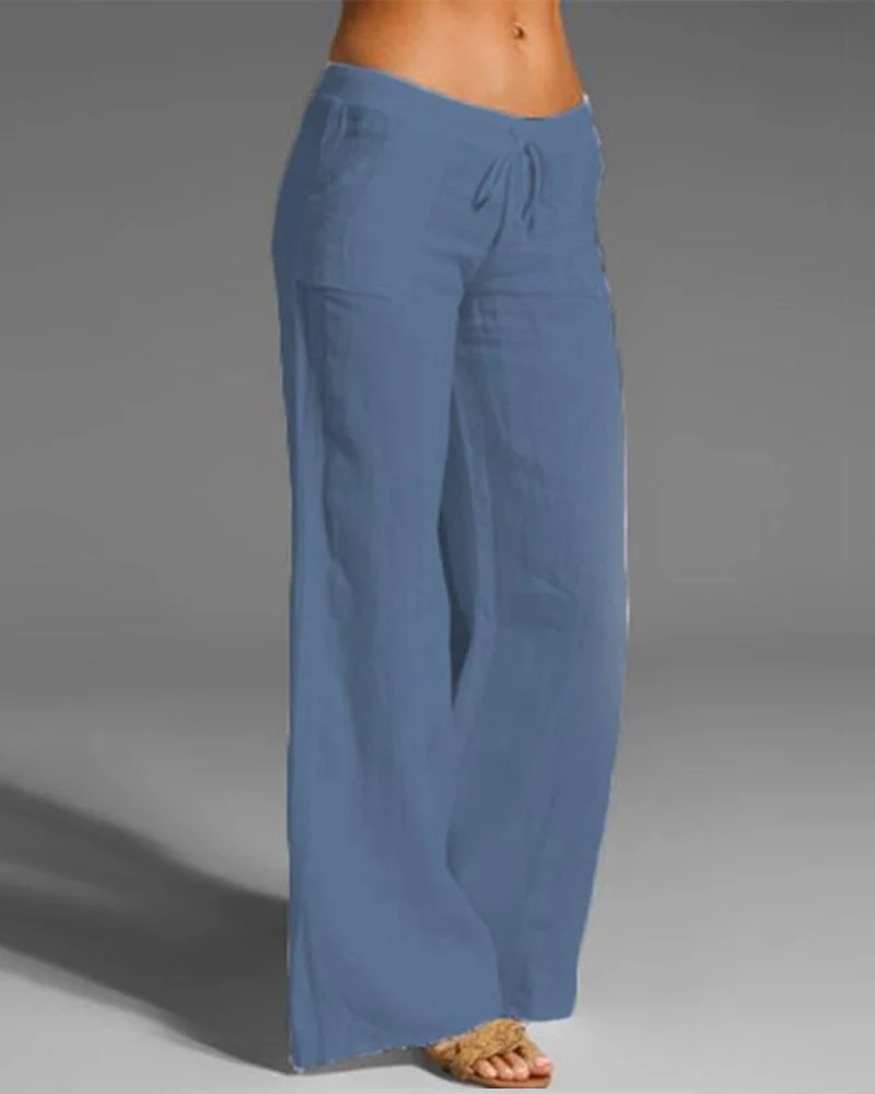 Sybille | Damen Weite Hosen | Stoffhose