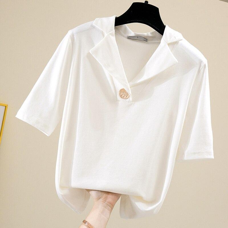 Weit geschnittenes Damen-Poloshirt