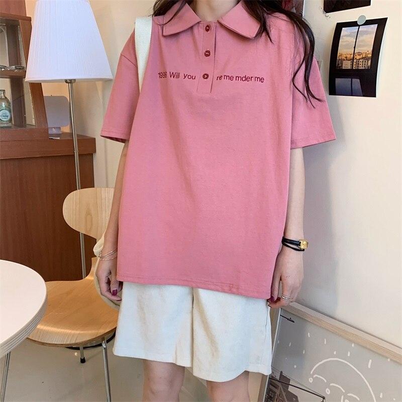 Süßes Damen-Poloshirt mit Aufschrift