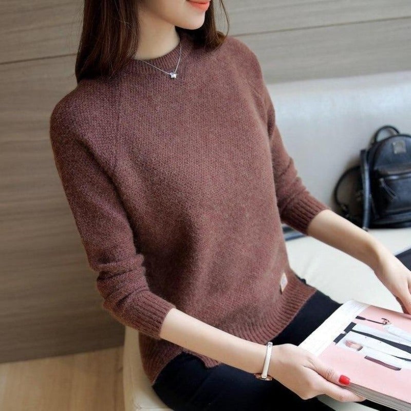 Strickpullover für Damen mit Streifen