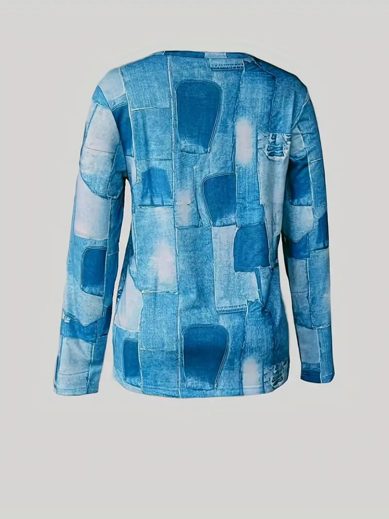 Ida - Karierte Vintage Bluse