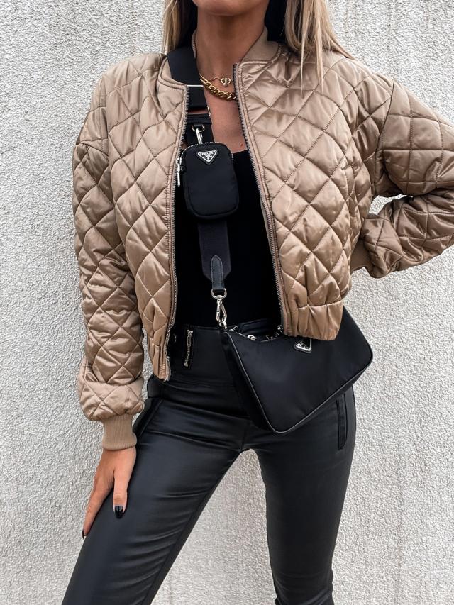 Lillymoda | Camila - gesteppte verkürzte Daunenjacke