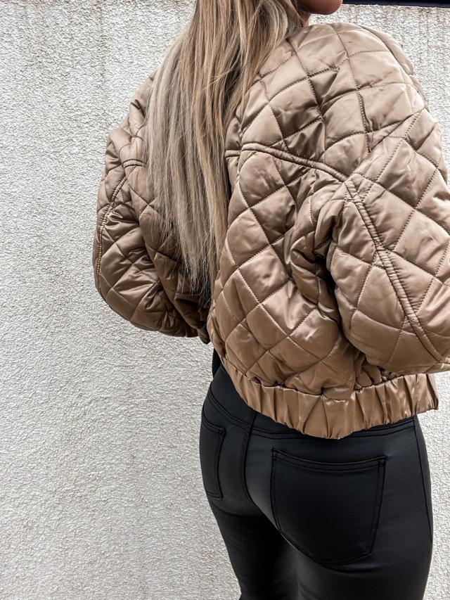 Lillymoda | Camila - gesteppte verkürzte Daunenjacke