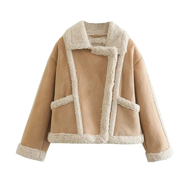 Lillymoda | Eloise - Stilvolle Sherpa-Jacke