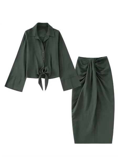Lillymoda | Cindy - lässiges Vintage Set [Oberteil+Rock]