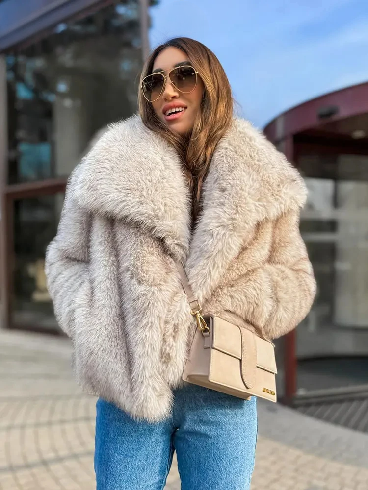 Lillymoda | Emiliana - Stylische Streetwear-Pelzjacke