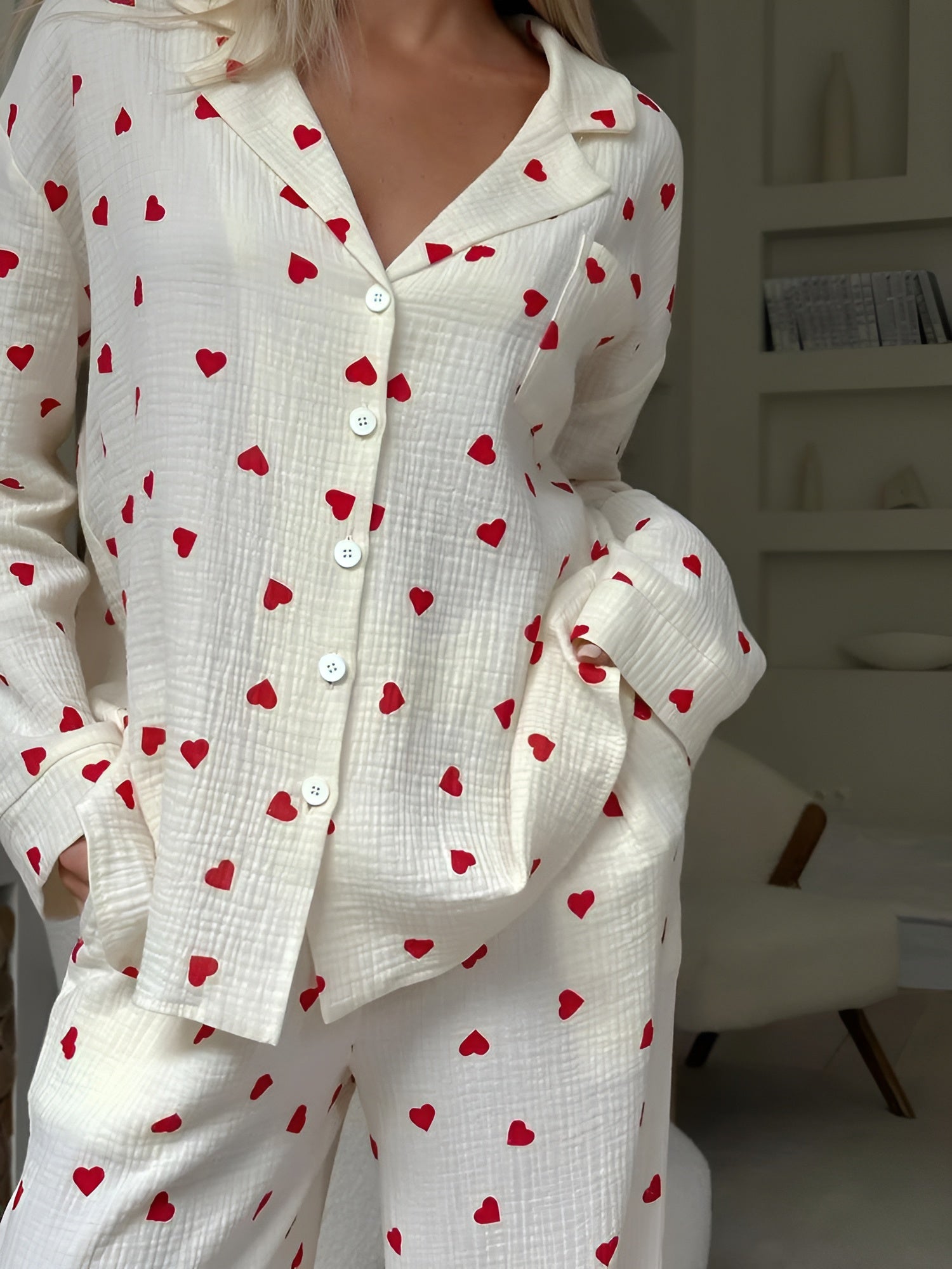 Lillymoda | Daisy - Herz-Pyjama