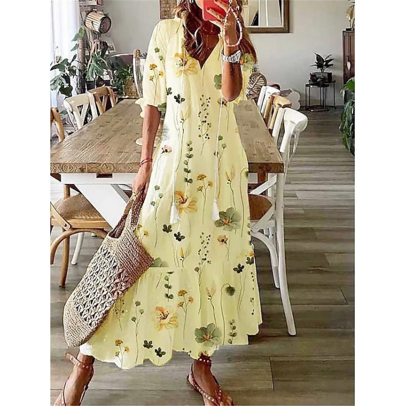 Lillymoda | Jolene - lässiges Sommerkleid mit Blumenmuster