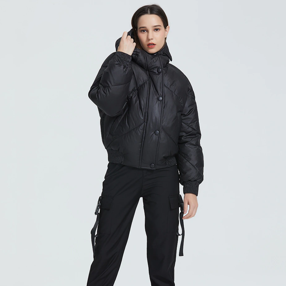 Leuchtende Damen Winterjacke