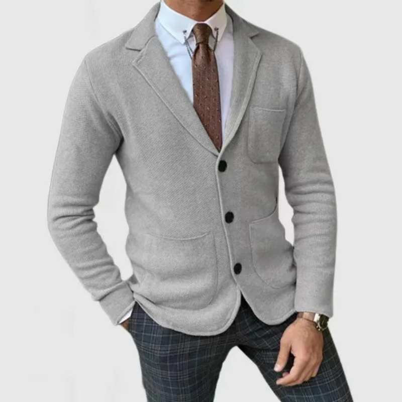 Joshua | Herren Freizeit Sakko | Strickjacke