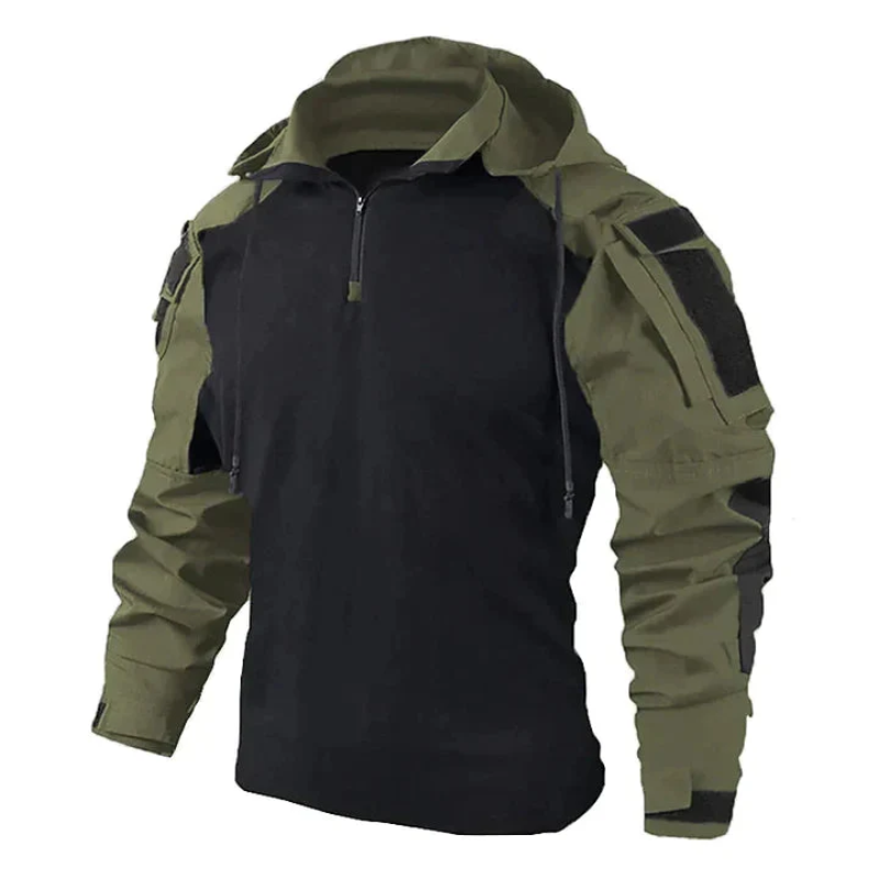 Alrik | Herren Pullover mit Reißverschluss | Grauer Sweater
