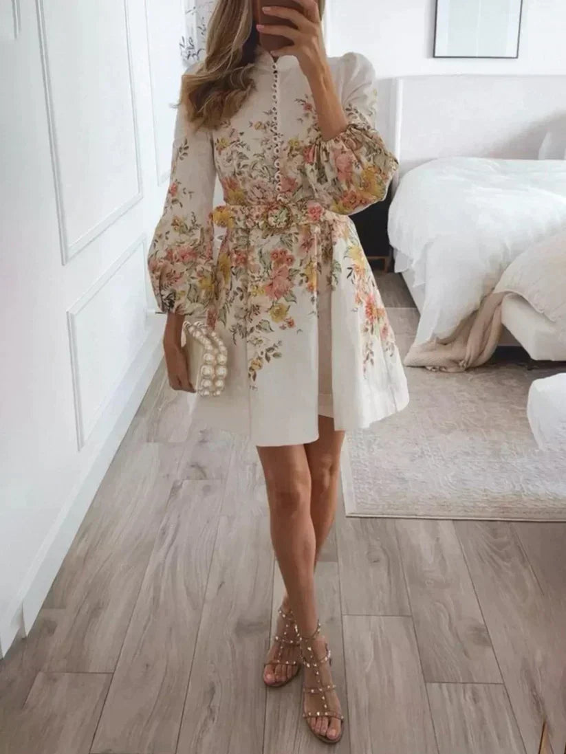 Lillymoda | Charlotte - langärmliges Blumenkleid