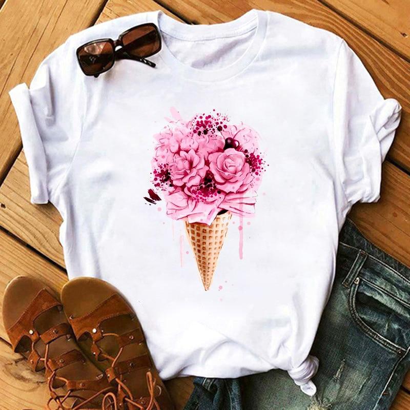 Damen-T-Shirt mit liebevollen Aufdrucken