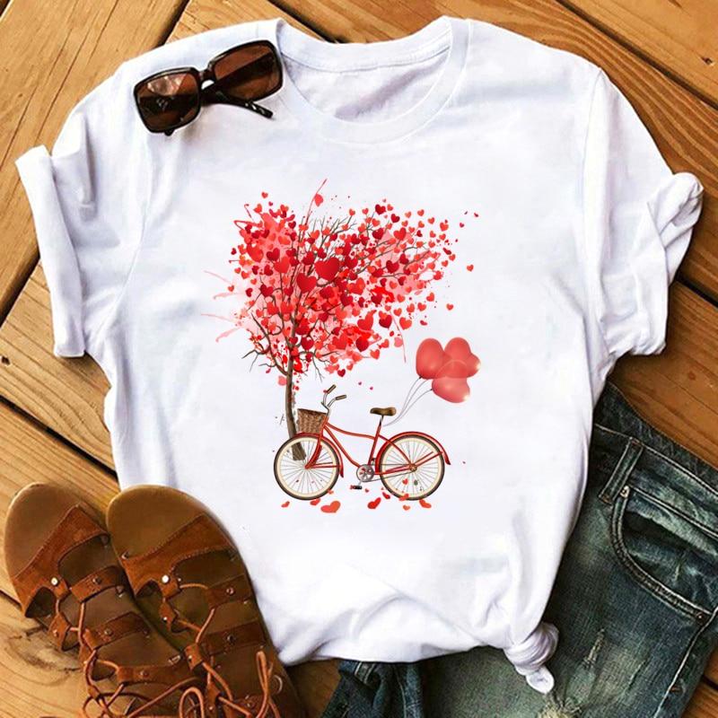 Damen-T-Shirt mit liebevollen Aufdrucken